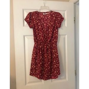 Kimchi Blue Red Floral Dress